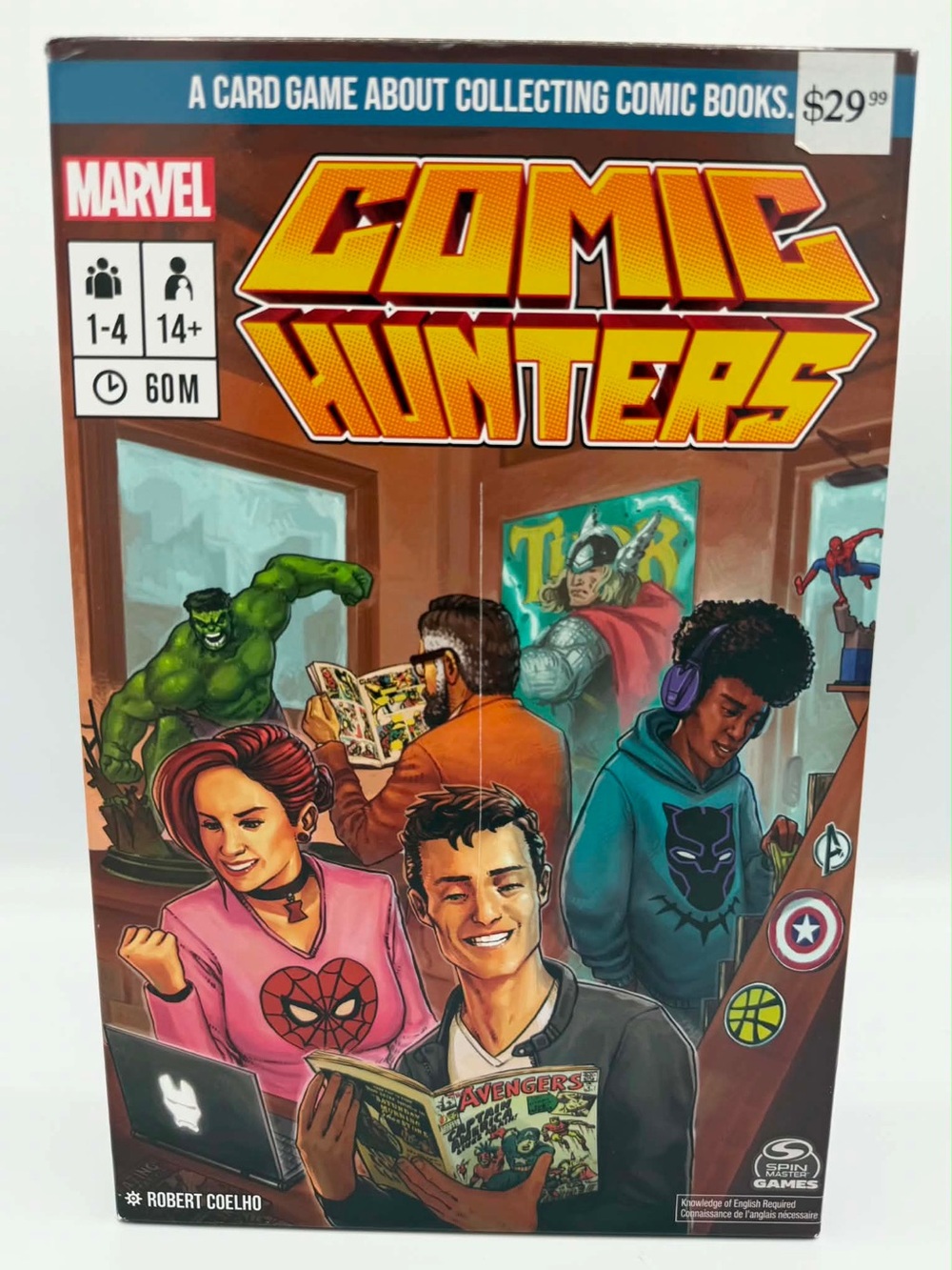 Marvel Comic Hunters Board Game ENGLISH In Stock New Sealed Superheroes.